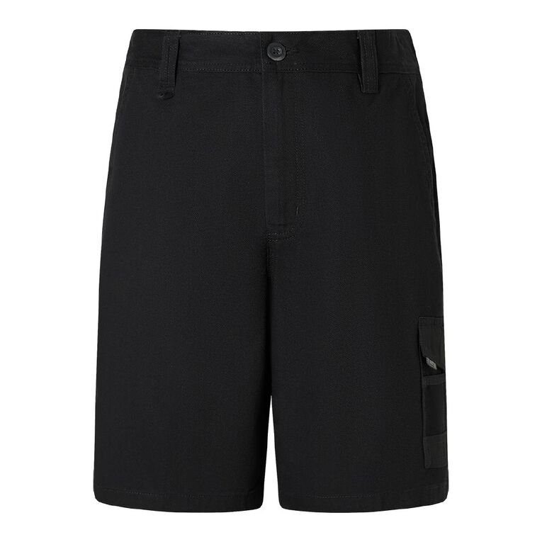 Rivet Women's Utility Shorts, Black, hi-res