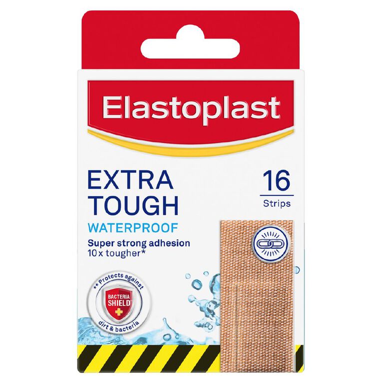 Elastoplast Heavy Fabric Waterproof Strips 16 Pack, , hi-res