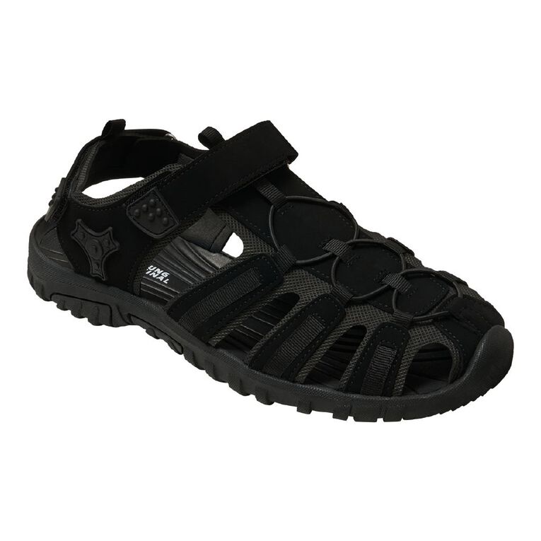 Young Original Senior Kids' Caged Sandals, Black, hi-res