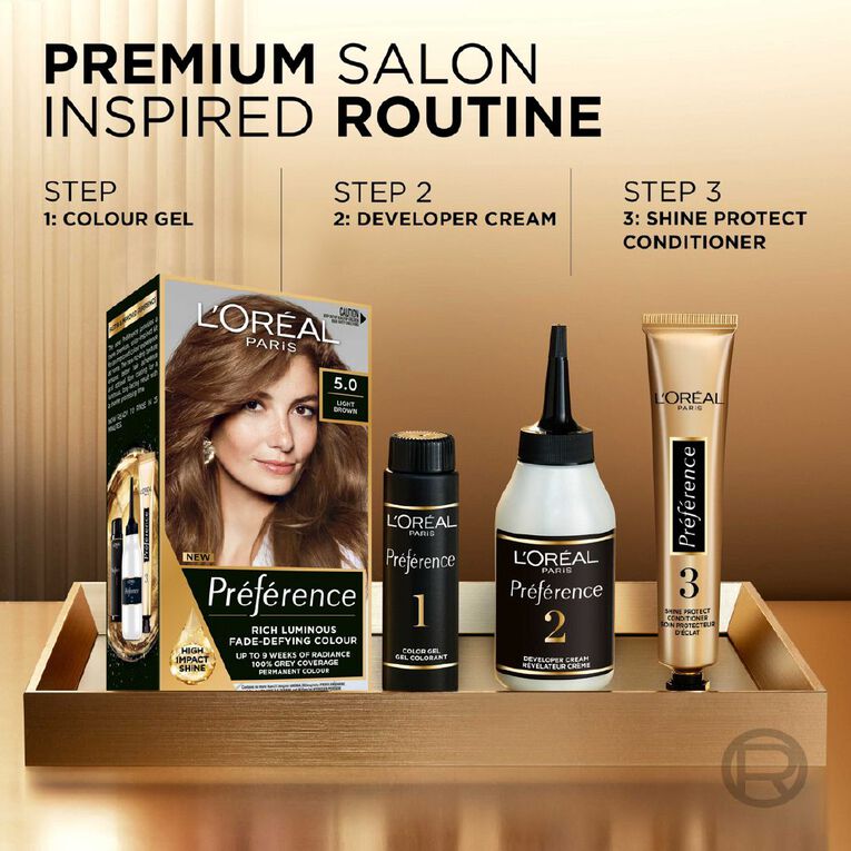 L'Oreal Paris Preference Hair Colour Light Brown 5, , hi-res