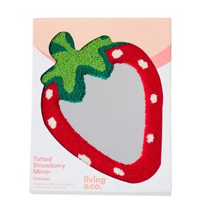 Living & Co Tufted Strawberry Mirror