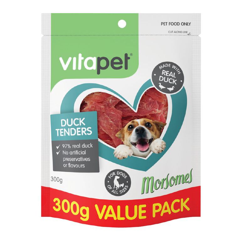 Vitapet Morsomes Duck Tenders 300g, , hi-res
