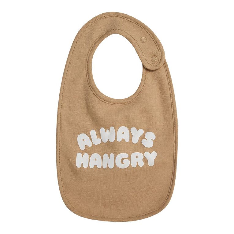 Young Original Baby Dome Bibs 3 Pack, Brown Mid, hi-res