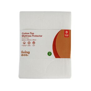 Living & Co Mattress Protector Cotton White