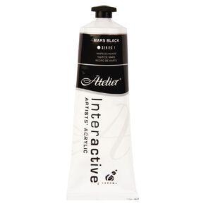Atelier S1 Acrylic Paint Mars Black 80ml