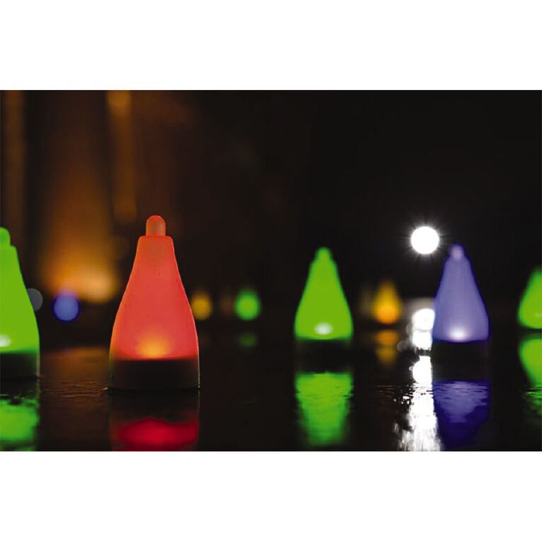 Kiwi Garden Solar Plastic Colour Light 4 Pack, , hi-res