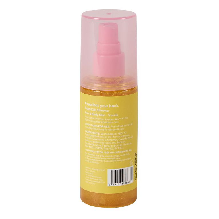 Poppi Kids Shimmer Body Mist, , hi-res