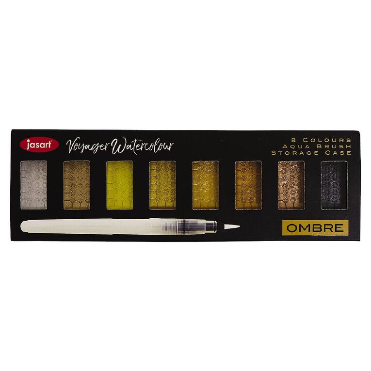 Jasart Voyager Watercolour Metallic Set Ombre 8 Piece, , hi-res