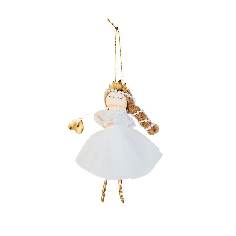Wonderland Angel Christmas Tree Decoration Assorted, , hi-res