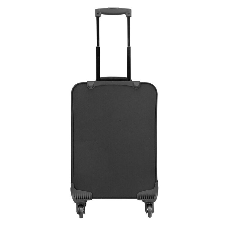 Wander 55cm Soft Carry On Suitcase 4 Wheel Black, , hi-res
