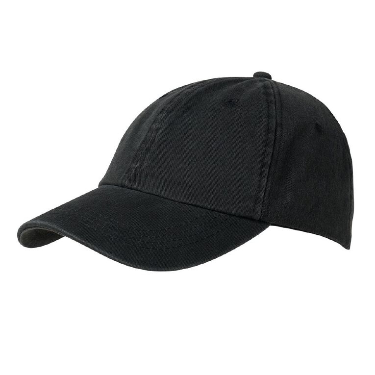 H&H Women's Washed Cap, Black, hi-res