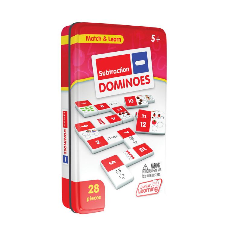 Junior Learning Subtraction Dominoes, , hi-res