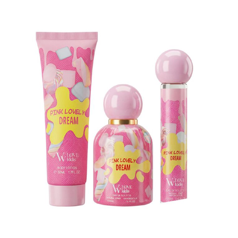 VV Love Kids Pink Lovely Dream Giftset 3 Piece, , hi-res