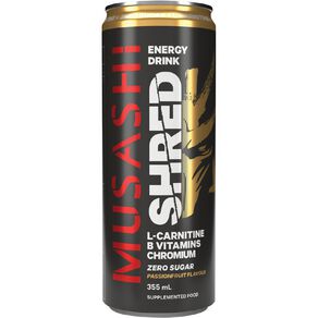 Musashi Shred Energy Passionfruit 355ml