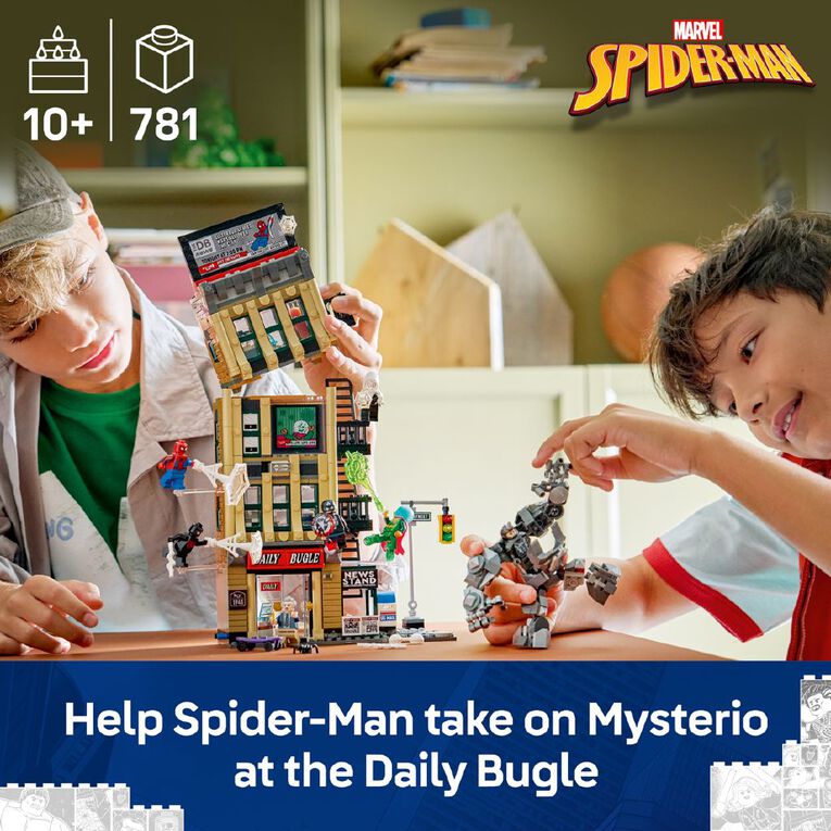 LEGO Marvel Super Heroes Spider Man vs Mysterio The Daily Bugle 76342, , hi-res