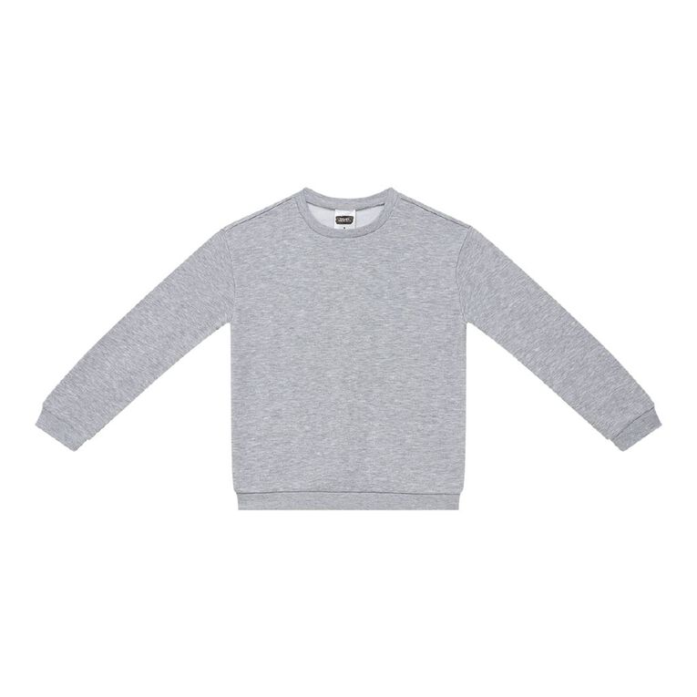 Young Original Basic Crew Sweatshirt, Grey Mid, hi-res