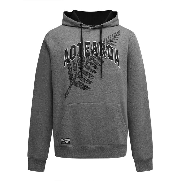 Active Intent Supporter Fleece Hoodie, Charcoal/Marle, hi-res