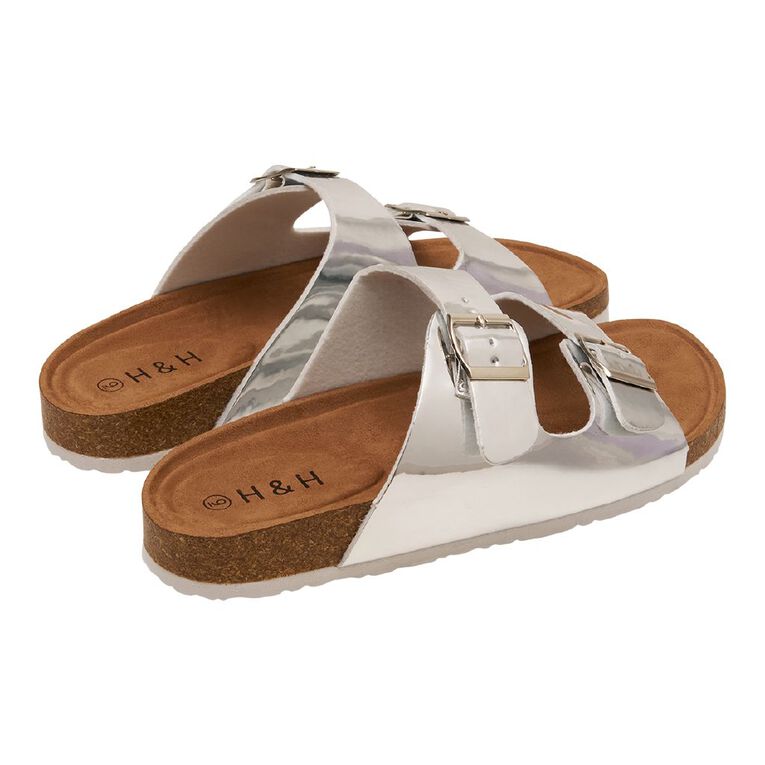 H&H Women's Robyn Sandals, Silver, hi-res