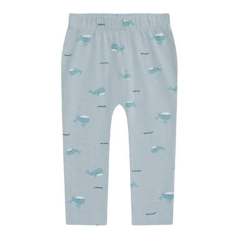 Young Original Babies' Print Leggings 3 Pack, Blue Light, hi-res