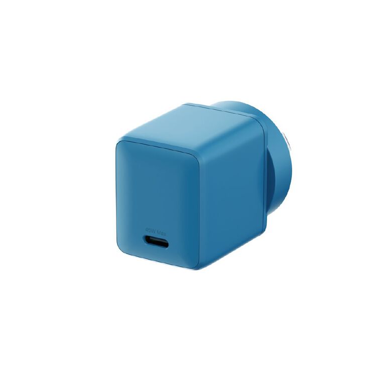 Tech.Inc 3in1 Charge Pack with Cable Charger Wireless Power Bank Blue, , hi-res