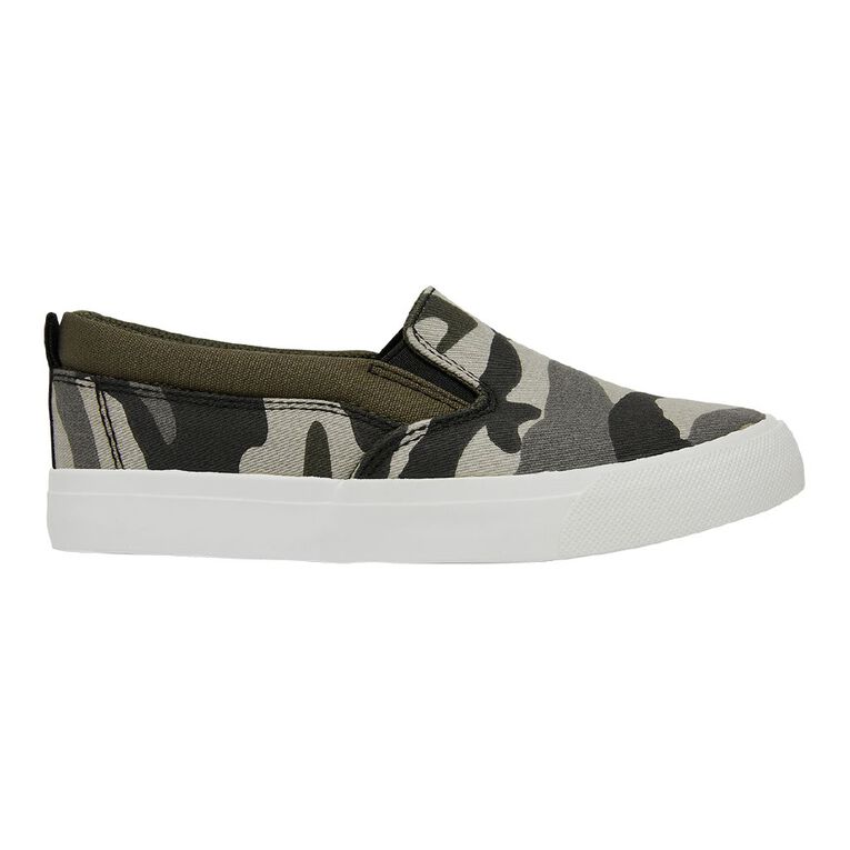 Young Original Senior Kids' Colorado Slip-on Shoes, Khaki, hi-res