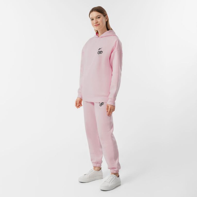 H&H Women's Fresh Fleece Trackpants, Pink Light, hi-res