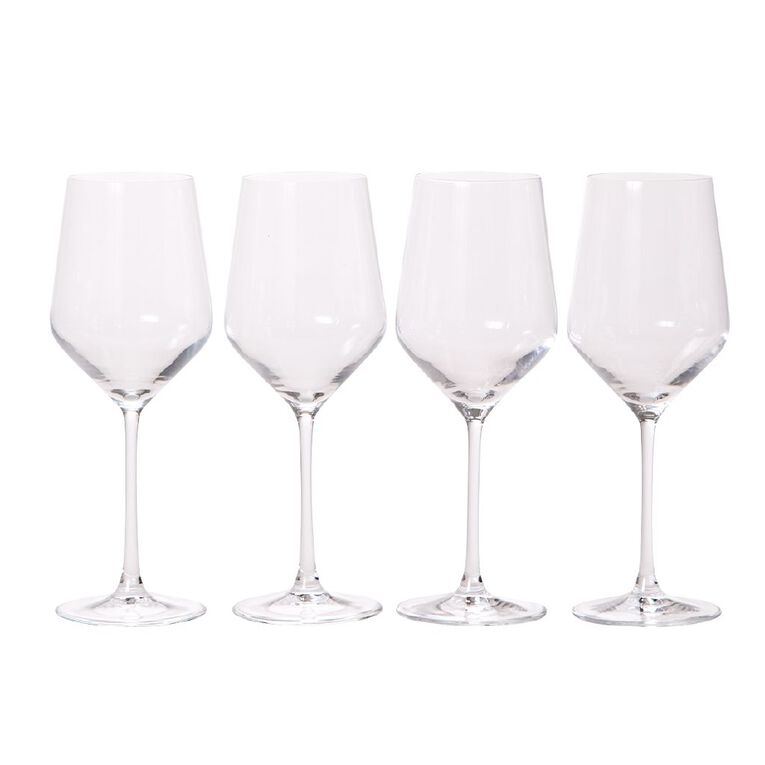 Living & Co Studio Red Wine Glass Clear 4 Pack, , hi-res