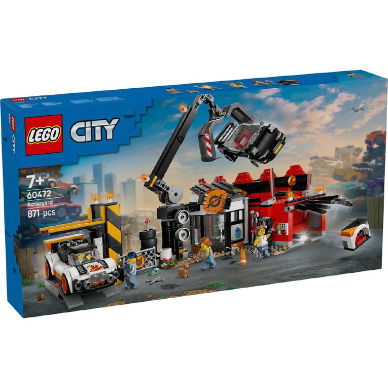 LEGO CITY Scrapyard with Cars 60472, , hi-res