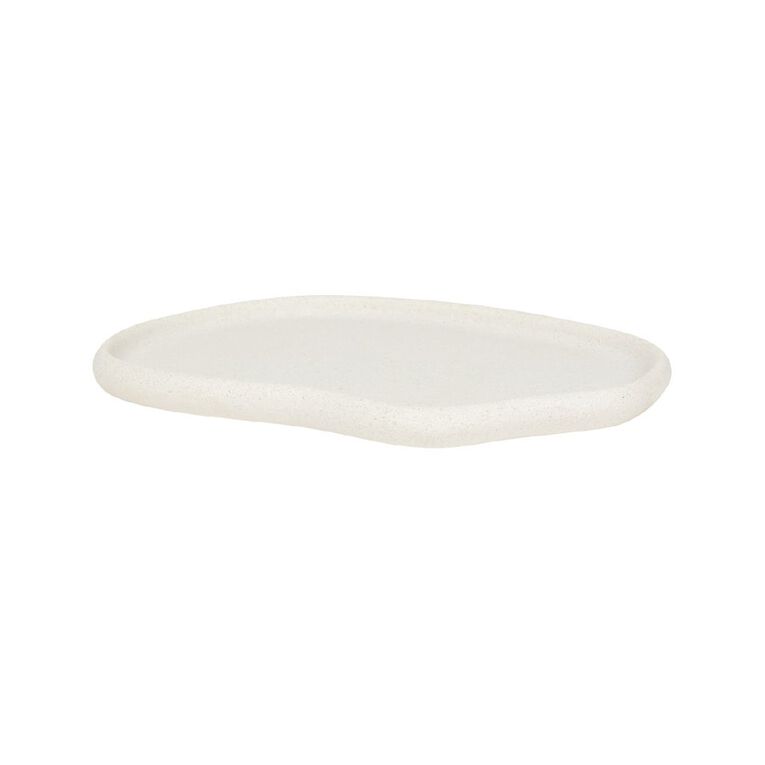Living & Co Stone Bathroom Tray White, , hi-res