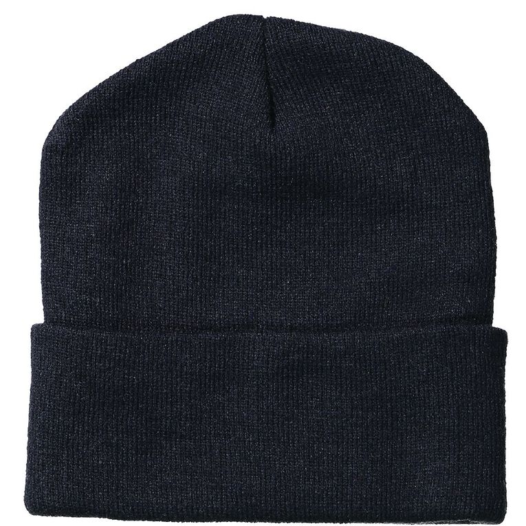 Schooltex Adults' Beanie, Navy, hi-res