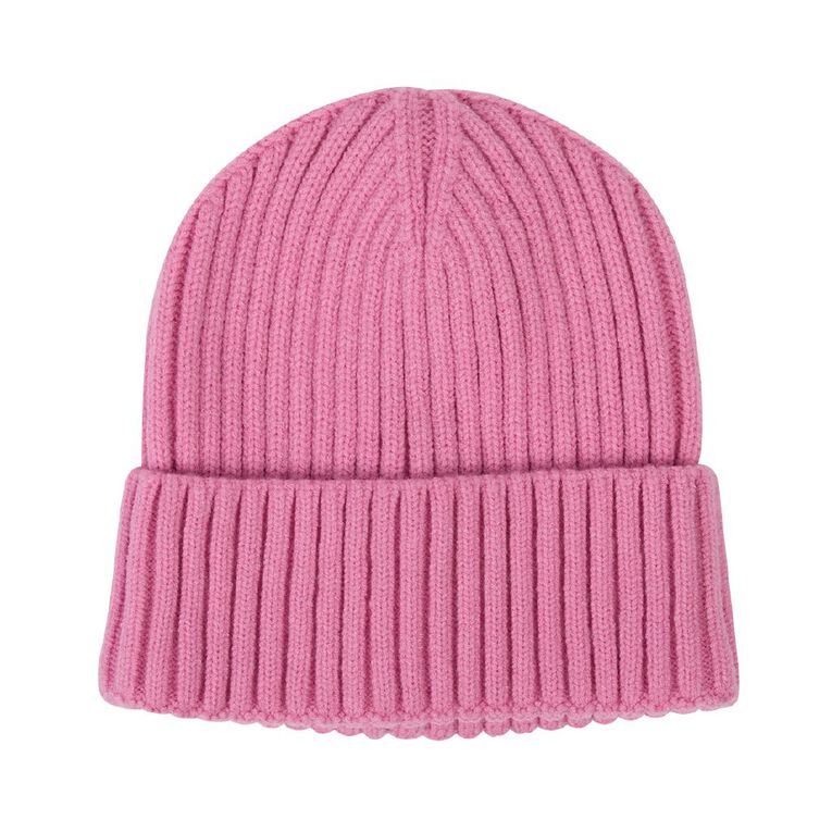 Young Original Kids' Supersoft Rib Beanie, Pink Mid, hi-res