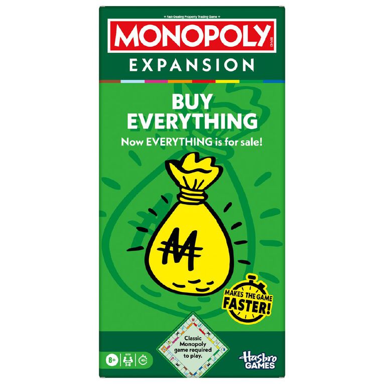 Hasbro Monopoly Buy Everything Game, , hi-res