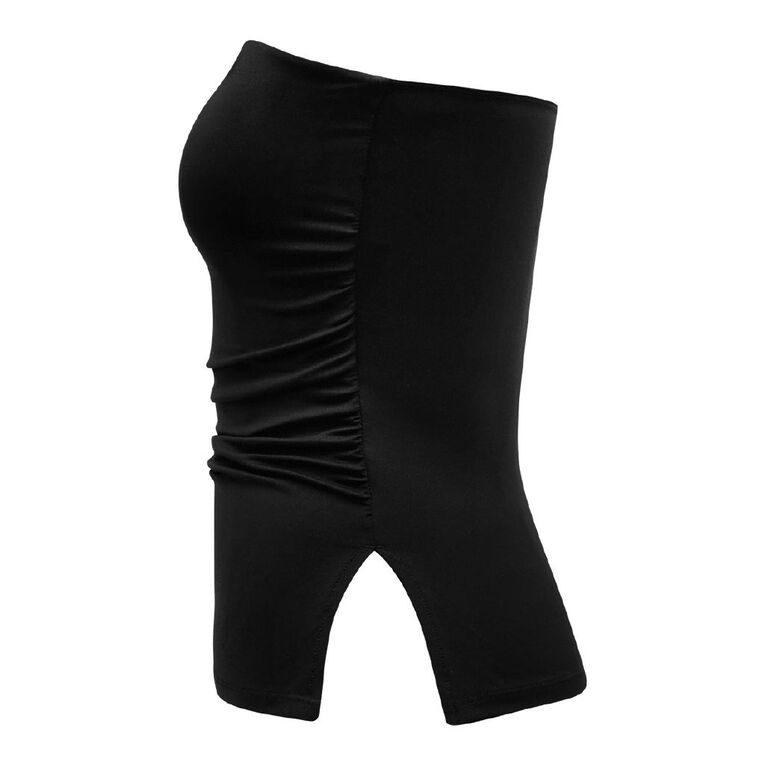 Garage Women's Contour Ruched Bandeau, Black, hi-res