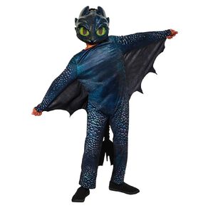 How to Train your Dragon Toothless Night Fury Costume Size 3-5 Years