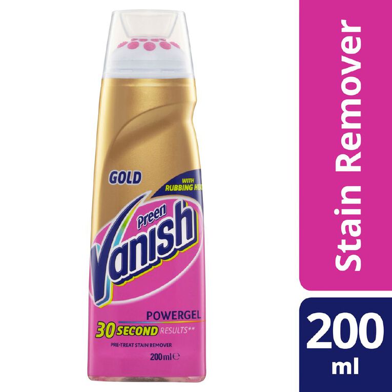 Vanish Preen Gold Stain Remover Power Gel 200ml, , hi-res