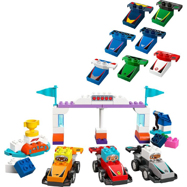 LEGO DUPLO F1 Team Race Cars & Drivers 10445, , hi-res