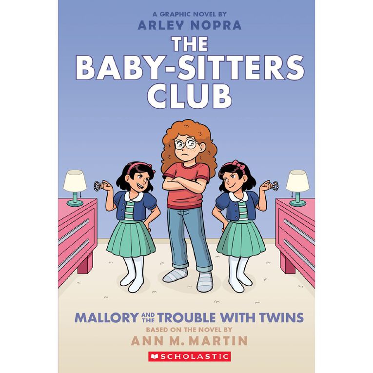 Baby-Sitters Club #17 Mallory & Trouble With Twins by Ann M Martin, , hi-res