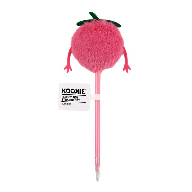 Kookie Summer Novelty Pen Strawberry, , hi-res