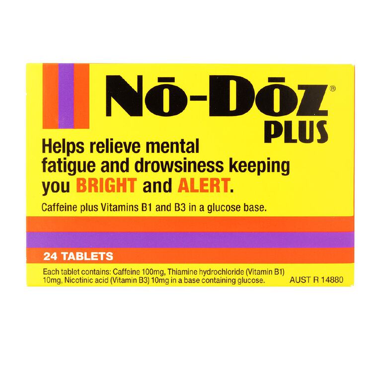 No Doz No-Doz Plus Tablets 24 Pack, , hi-res