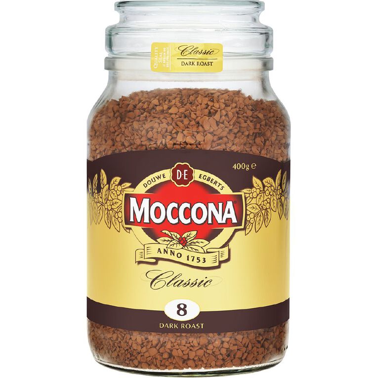 Moccona Classic Instant Freeze Dried Coffee Dark Roast 400g