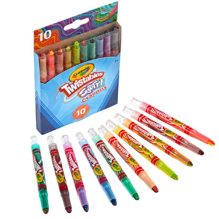 Crayola Twistable Swirls Crayons Assorted 12 Pack, , hi-res