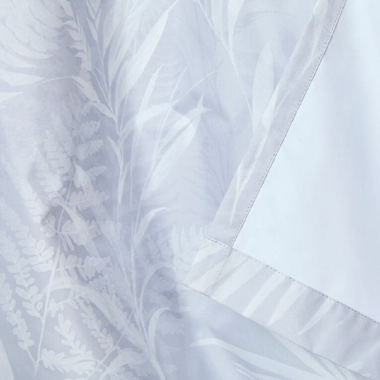 Living & Co Curtains Nature Grey 230-330cm Wide/160cm Drop, , hi-res