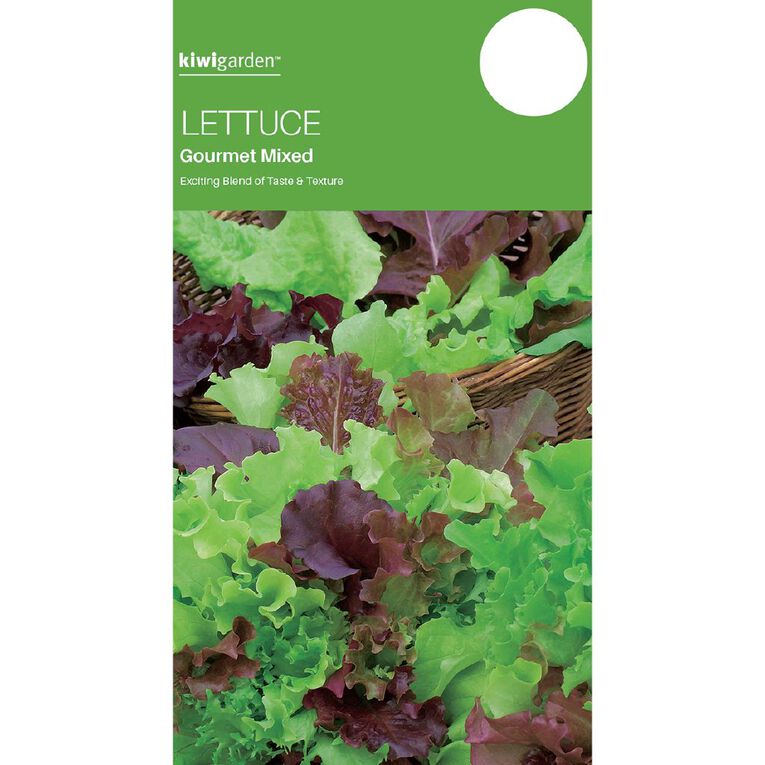 Kiwi Garden Lettuce Gourmet Mixed Seeds, , hi-res