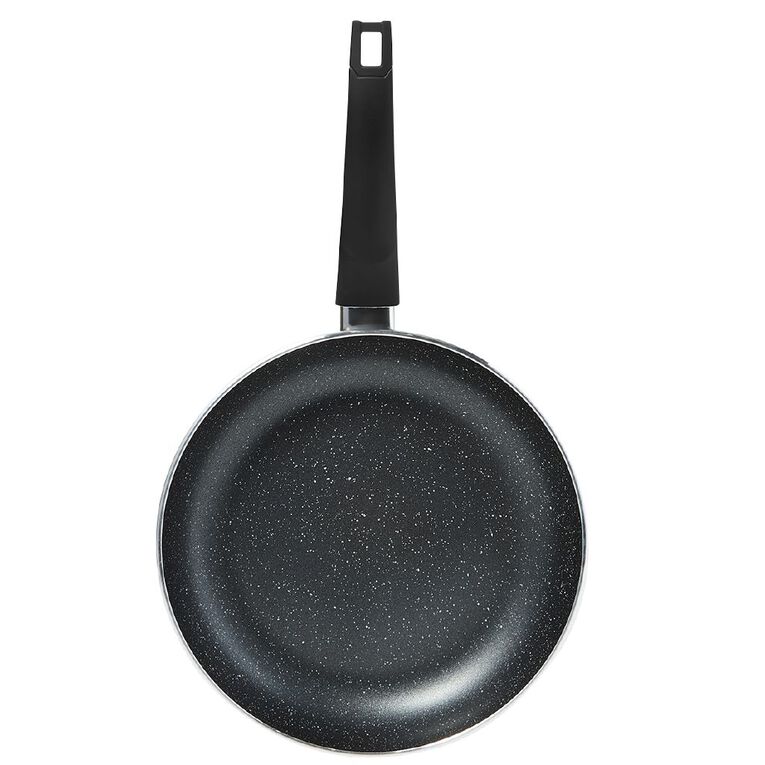 Living & Co Stone Frypan Black 26cm, , hi-res