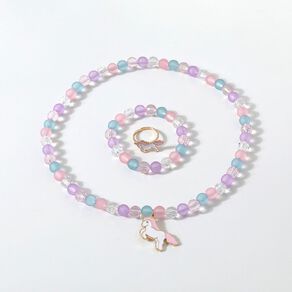 Young Original Kids' Ring Bracelet and Necklace Set