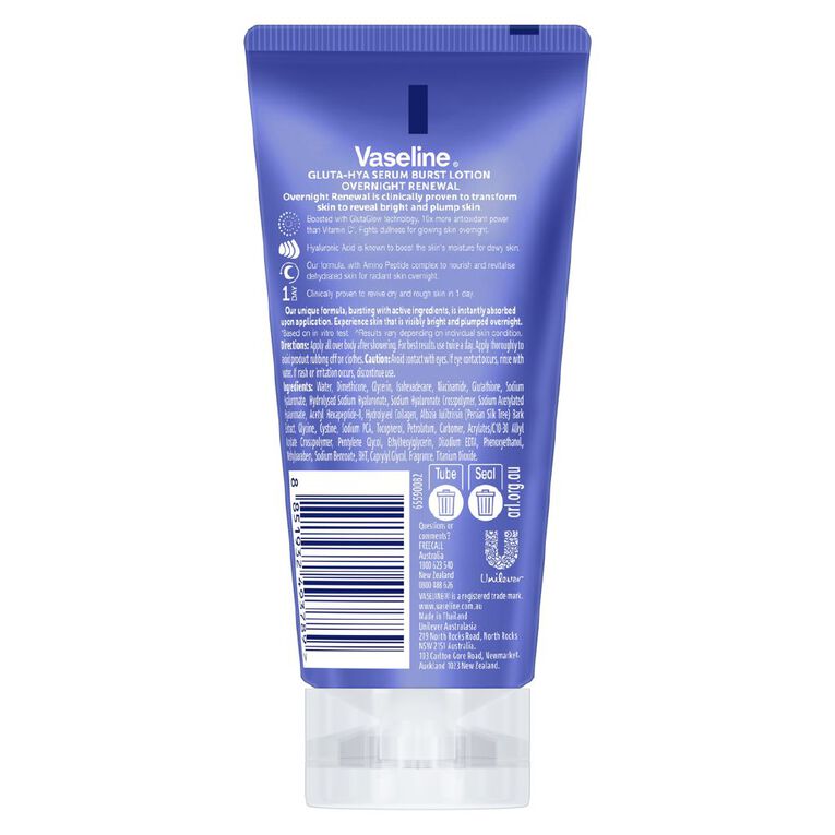 Vaseline Blot Gluta Overnight 8X3X70ml, , hi-res