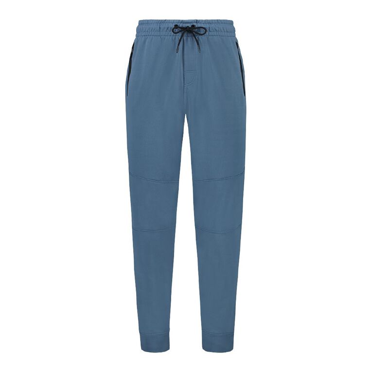 Active Intent Men's Cooldry Panel Pants Blue Mid The Warehouse