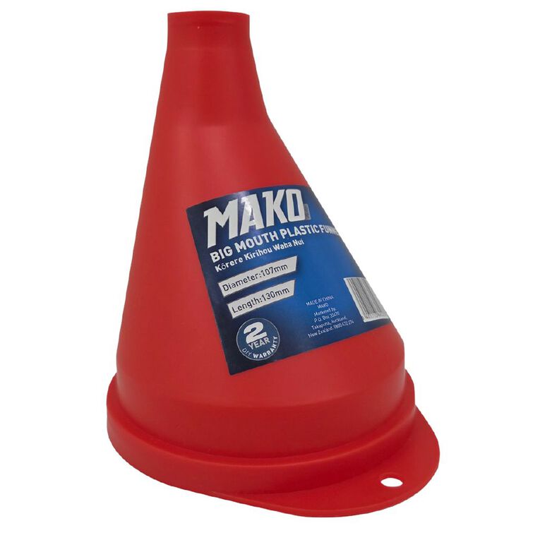 Mako Big Mouth Plastic Funnel, , hi-res