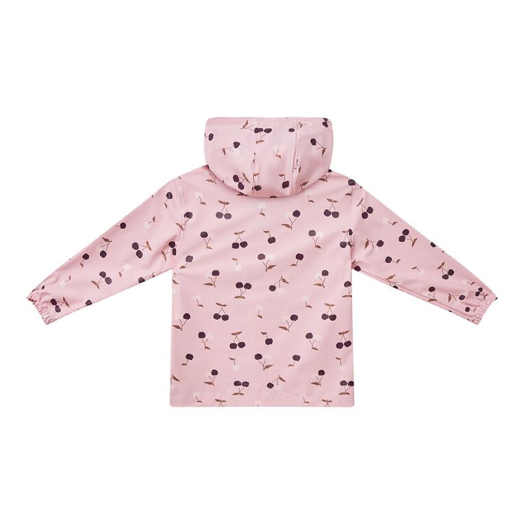 Young Original Waterproof Printed Raincoat, Pink Light, hi-res