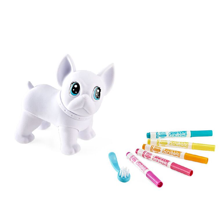 Crayola Scribble Scrubbie Poseable Jumbo Pet - Wilbur, , hi-res